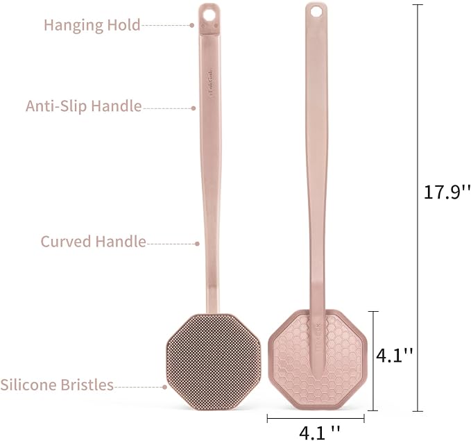 iTokGoK® Silver-Infused Silicone Back Scrubber - Image 5