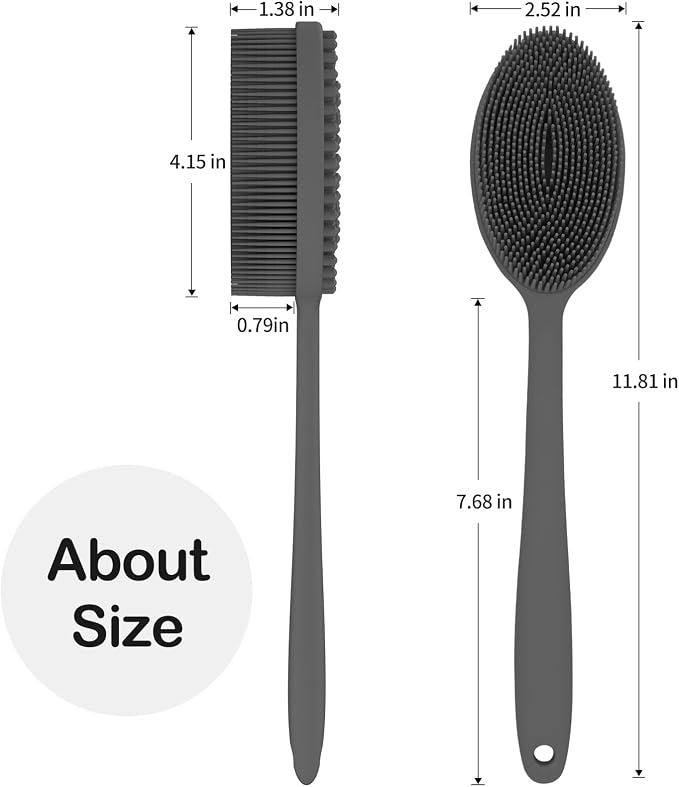 MateeyLife Silicone Body Scrubber Exfoliator - Image 3