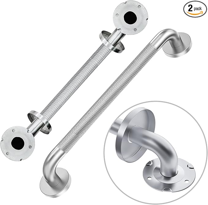 Handicap Grab Bars, 2 Pack 18 Inch Shower Grab Bar by TOWELWARMERS
