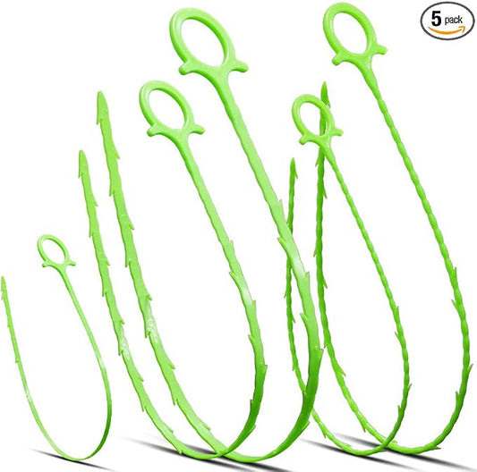 5 in 1 Compatible for Drain Snake Hair Drain by MUSMU