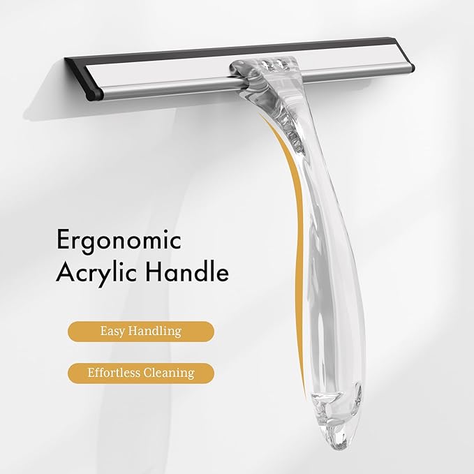 AmazerBath Shower Squeegee for Glass Doors, All-Purpose Squeegee - Image 3
