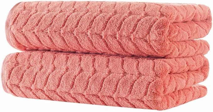 BAGNO MILANO Turkish Bath Towels, Soft Plush Jacquard Luxury Bath Towels by BagnoMilanoLuxurySoftness