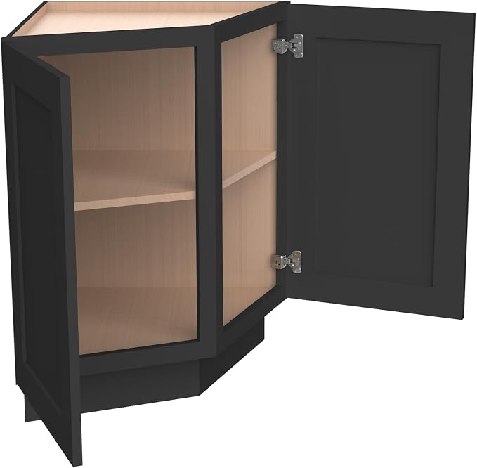 Corner Cabinet for Kitchen Bathroom, Solid Wood Frame - Image 4