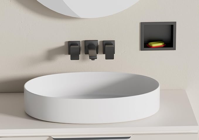 Recessed Wall Soap Holder for Shower Niche, Shower Foot Rest for Shave Legs - Image 7