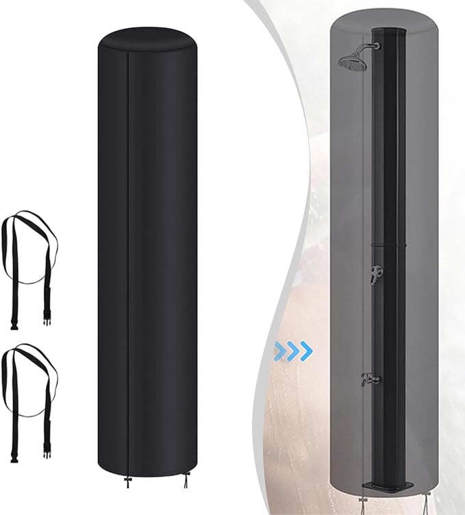 Yiju Outdoor Solar Shower Season Protection 25.98x87.01inch Waterproof - Image 5