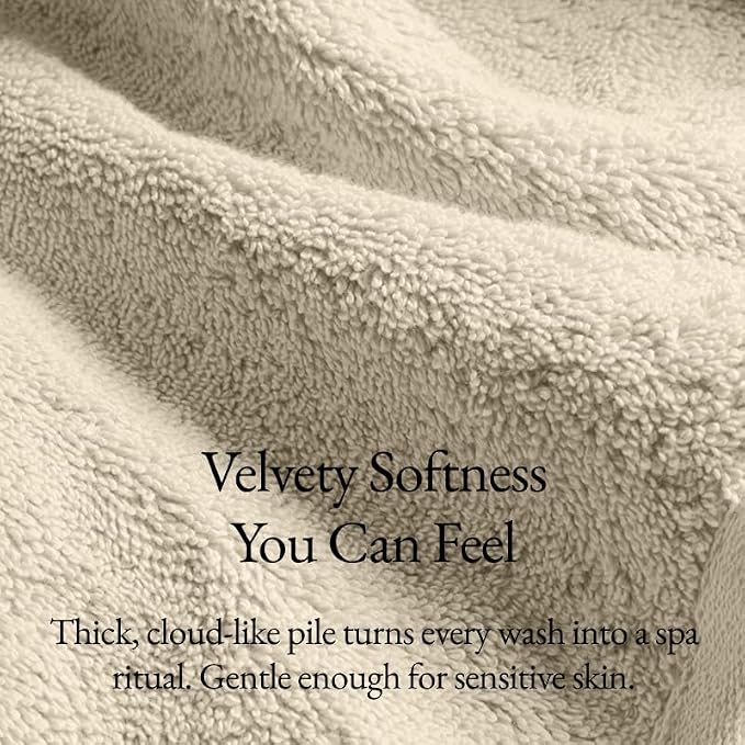 Italic Serene Ultraplush Cotton Towel Set, 2 Bath Towels + 2 Hand Towels - Image 6