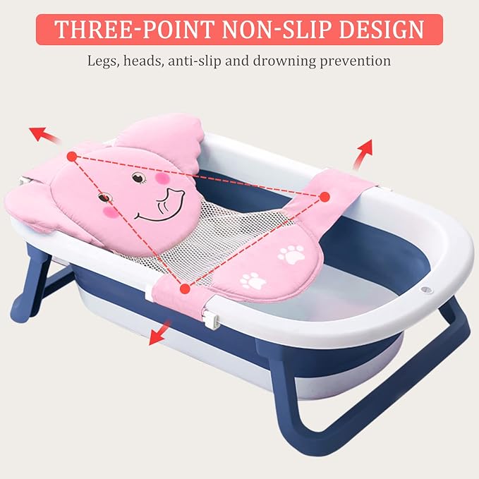 AIR&TREE Baby Bath Seat Support Net, Quick Drying, Adjustable, Comfortable - Image 9