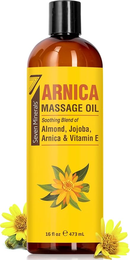 Seven Minerals Arnica Sore Muscle Massage Oil by SevenMinerals