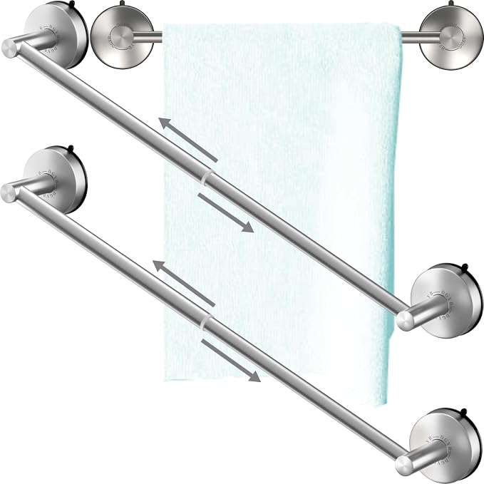 DGYB Adjustable Suction Cup Towel Bar by DGYB