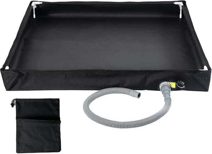 Portable Shower Pan, Foldable Outdoor Shower Floor by UROUK