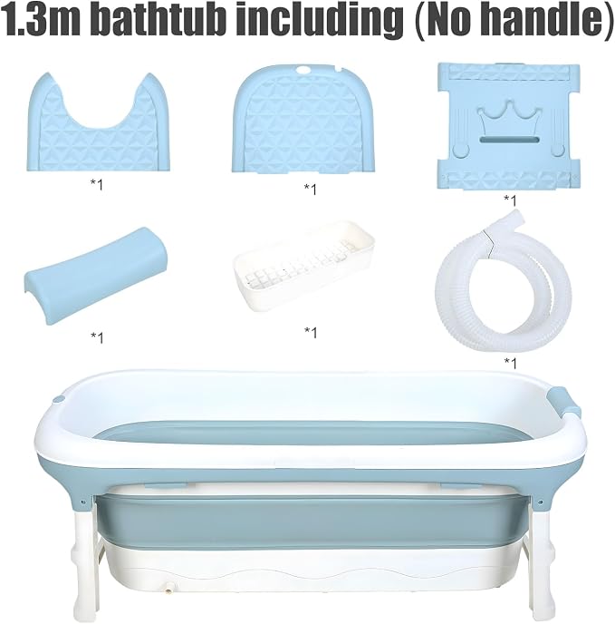 Portable Bathtub for Adult, Large Collapsible Tub, Portable Tub for Adults - Image 2