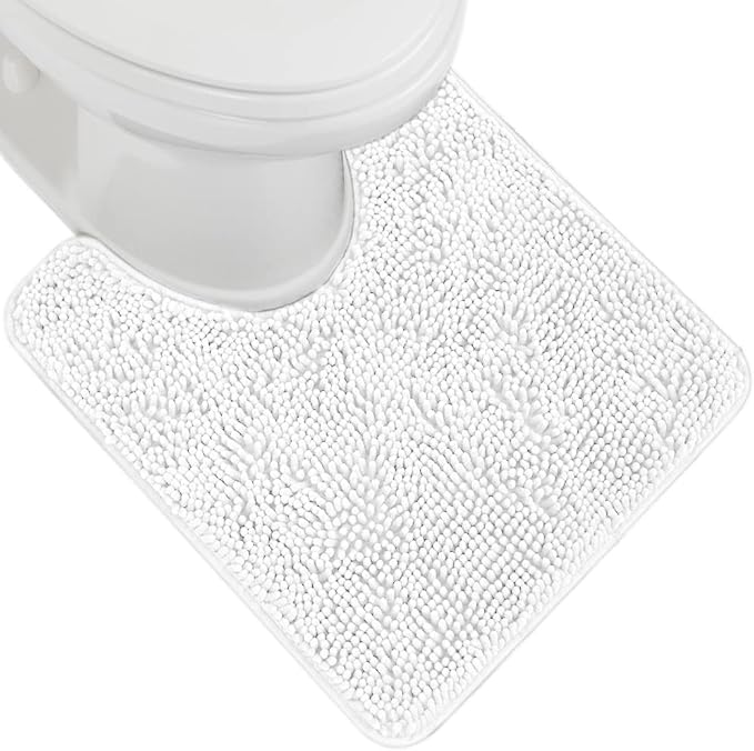 GORILLA GRIP Plush Absorbent Shaggy Chenille Bath Rug Mat by GorillaGrip