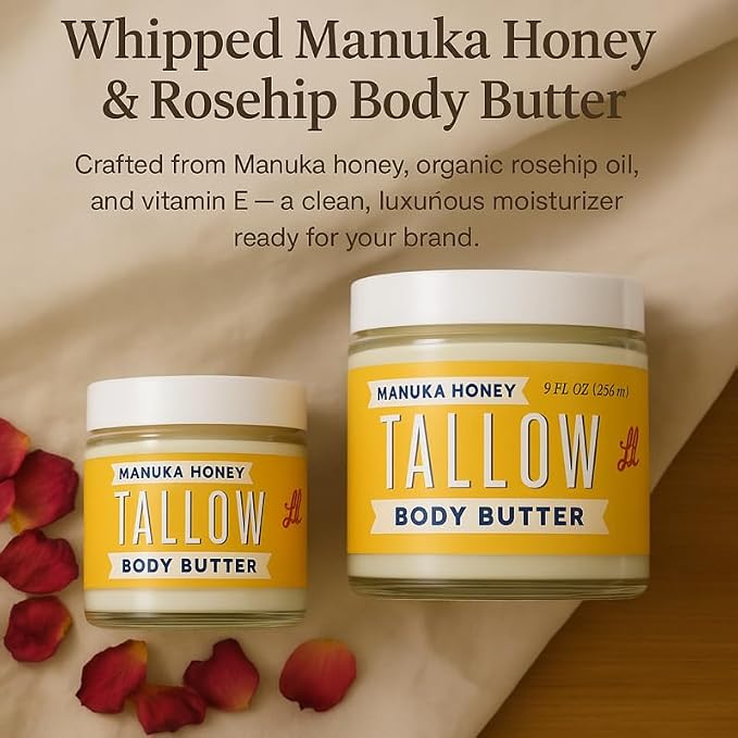 Manuka Honey + Rosehip Tallow Body Butter - Image 2