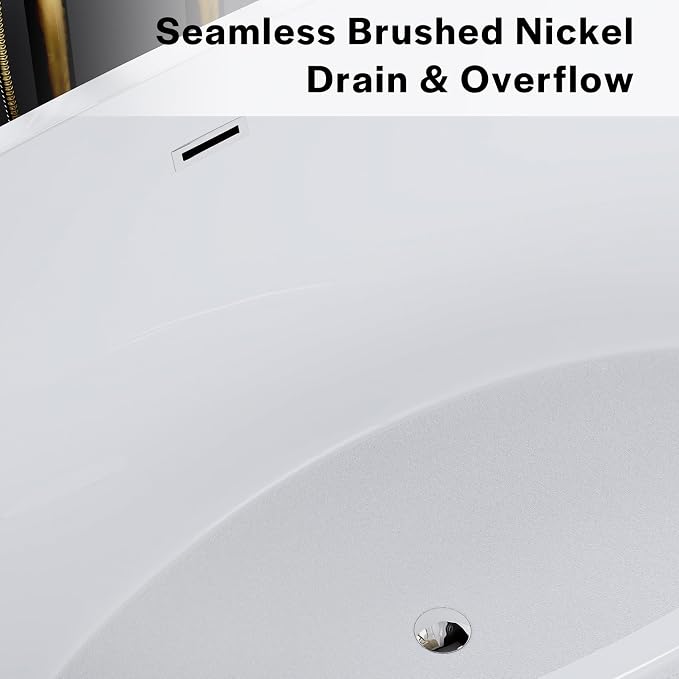 Empava Bathtub, Acrylic Free Standing Tub - Image 7