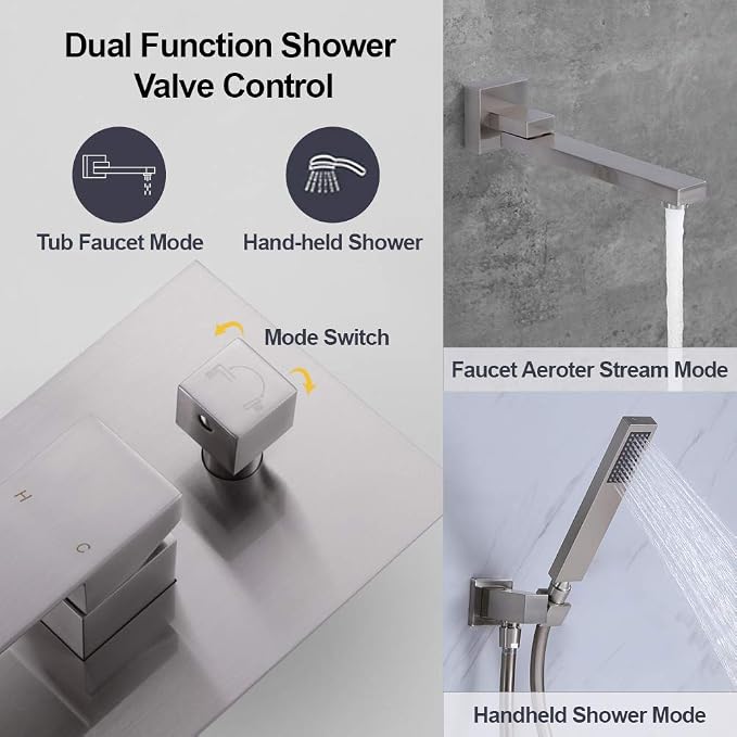 Wall Mounted Bathtub Faucet - Image 4