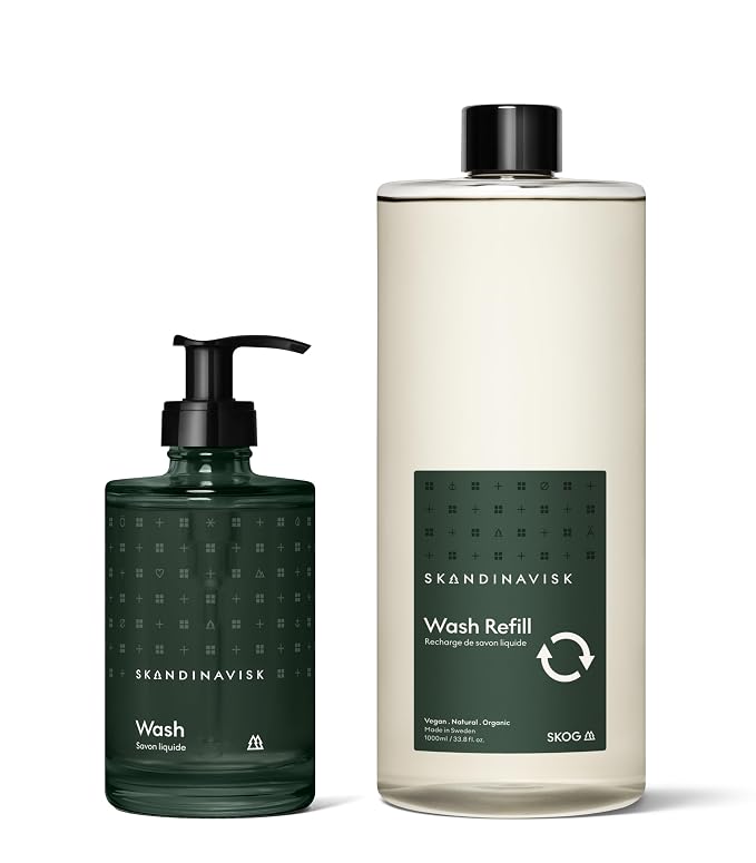 Skandinavisk SKOG ‘Forest’ Hand & Body Wash Refill, Scent Notes: Pine Needles - Image 2