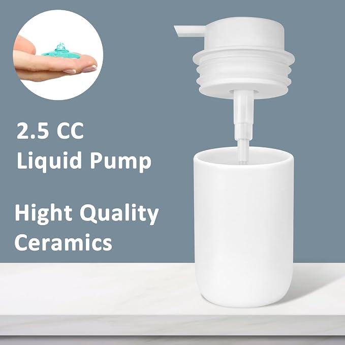 Soap Liquid Dispenser Ceramic - Image 4