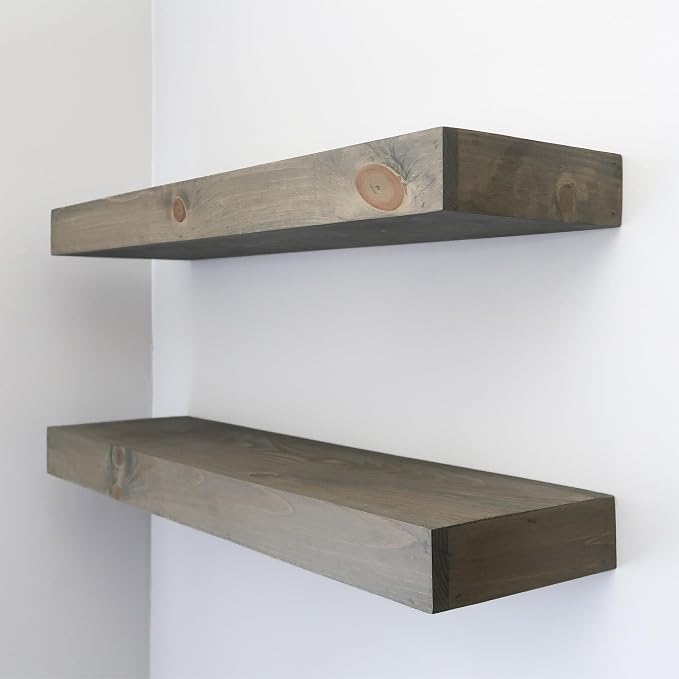 Urbandi Modern Floating Shelves 3 Inches Thick - Image 6