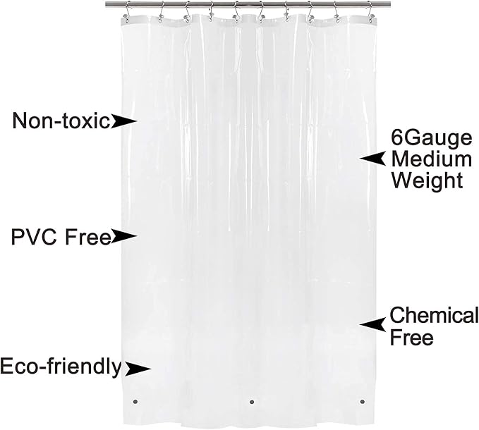 Barossa Design Narrow Shower Curtain Liner - Image 4