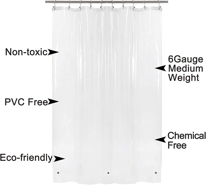 Barossa Design Narrow Shower Curtain Liner - Image 4