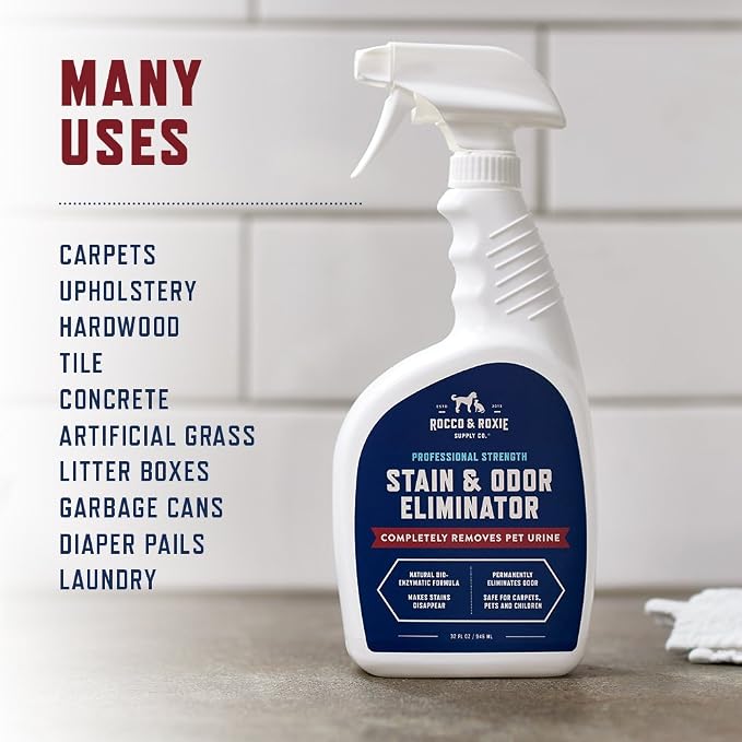 Rocco & Roxie Supply Co. Stain & Strong Odor Eliminator, Enzyme Cleaner - Image 8