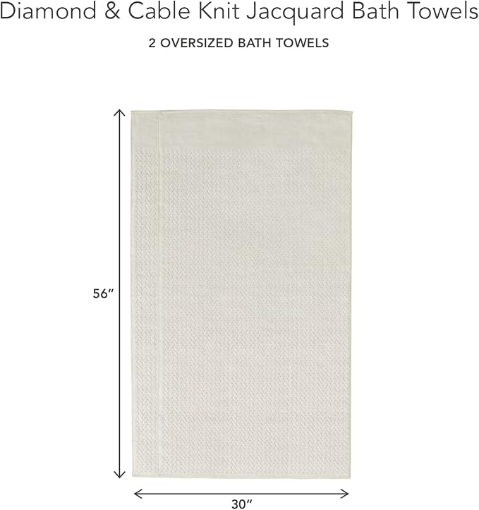 Texere 100% Organic Cotton Jacquard 650 GSM Premium Bath Towel Sets - Image 6