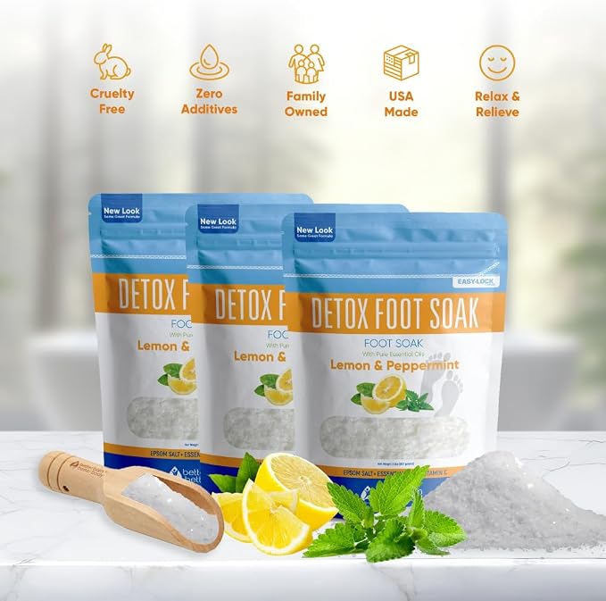 Detox Foot Soak Epsom Salt Soothing Soaks and Athlete's Foot Detox - Image 4