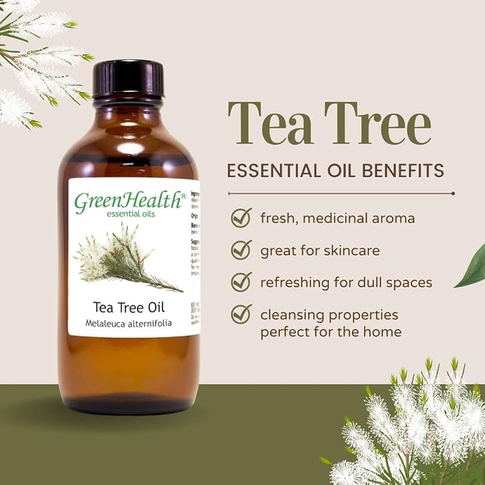 Tea Tree Essential Oil – 16 fl oz – 100% Pure & Undiluted – Steam-Distilled - Image 6
