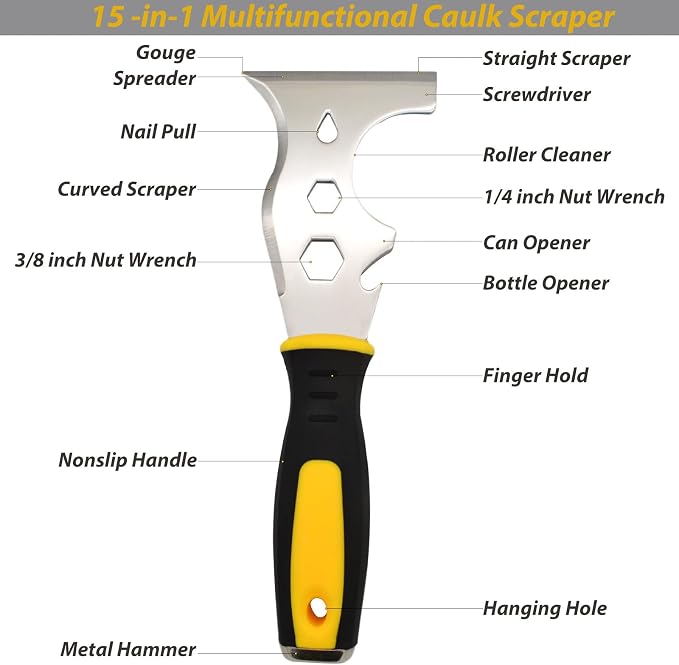 Painters Tool Grout-Caulk Removal-Tool Paint Scraper Tool - Image 4