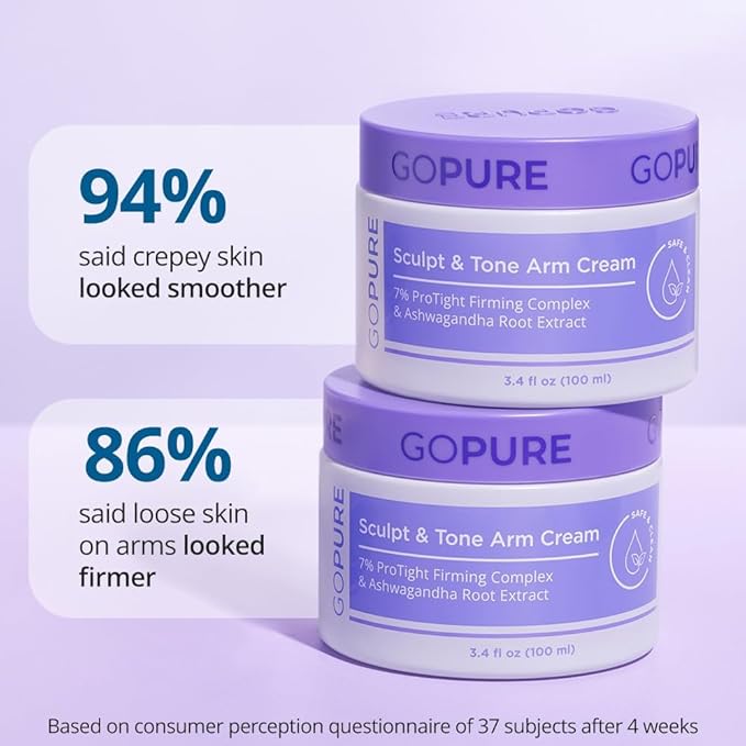 goPure Sculpt & Tone Arm Cream – Firming And Tightening Cream - Image 2