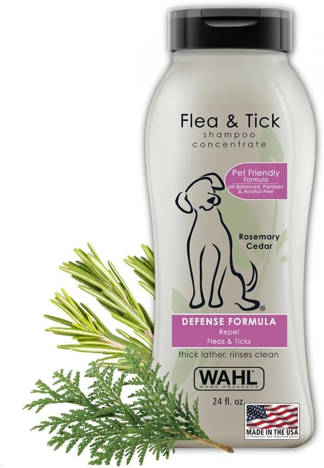 Wahl USA Flea & Tick Repelling Dog Shampoo – Defense Formula by Wahl