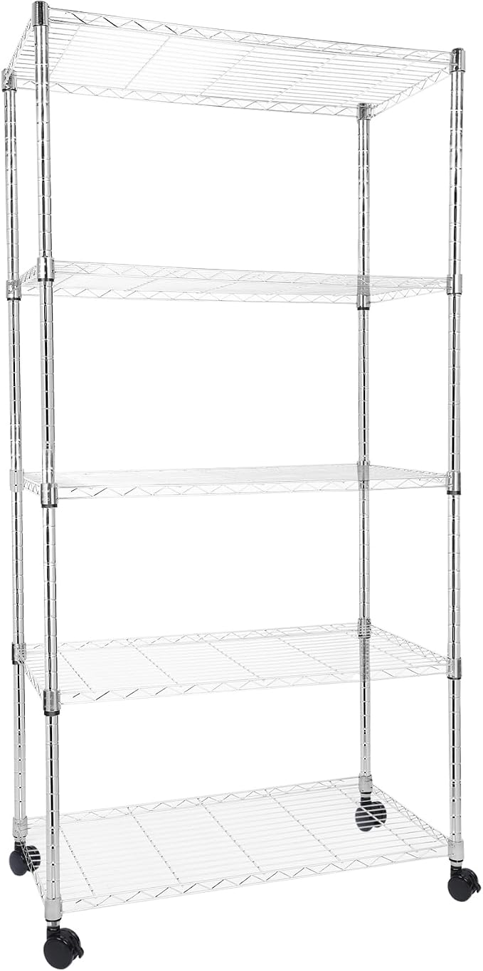 Whitmor 5 Tier Storage Shelves, Heavy Duty by Whitmor