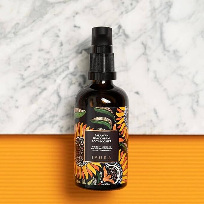 iYURA Balaayah Black Gram Body Booster | Natural Body Oil - Image 4