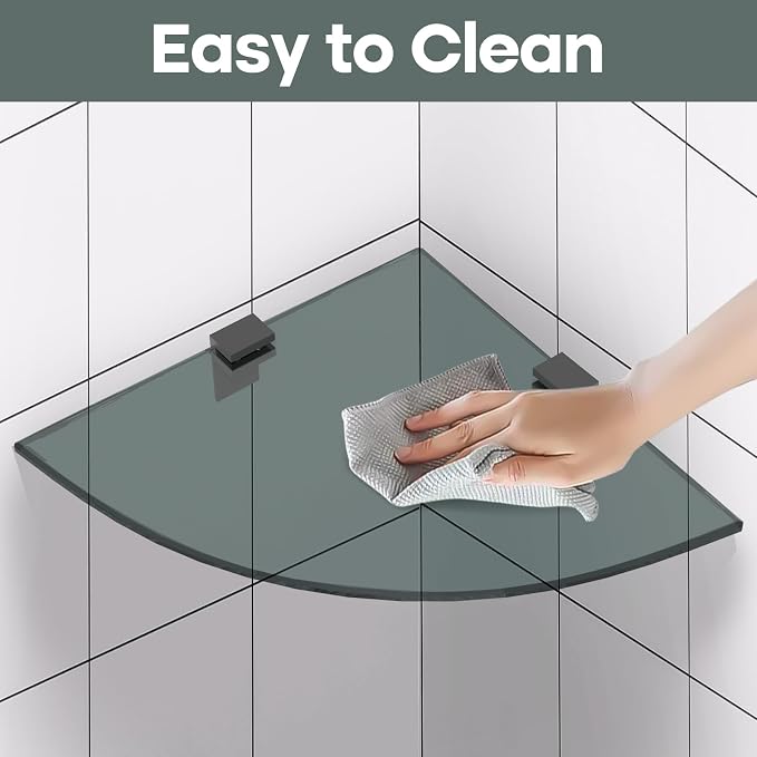 2-Pack Glass Shelf Shower Caddie, Shower Shelves - Image 8
