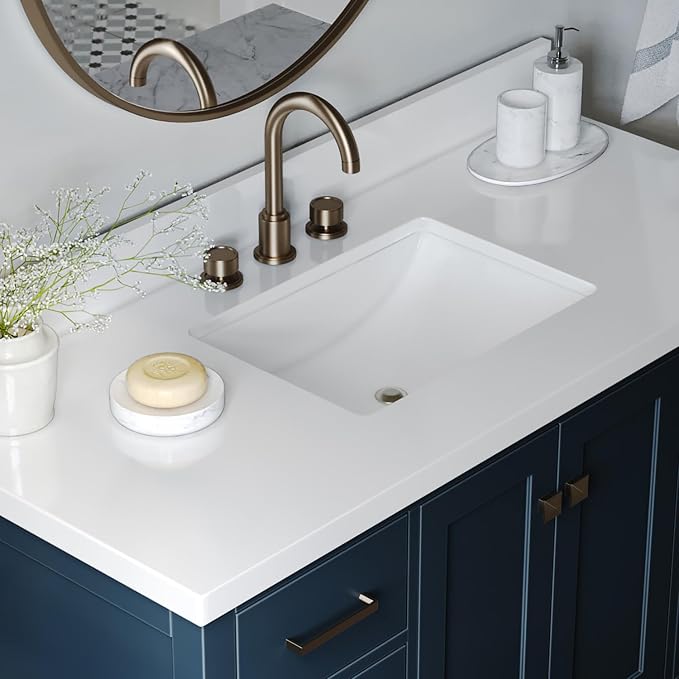 ARIEL 49" Midnight Blue Bathroom Vanity - Image 5
