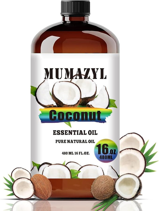 Coconut Essential Oil, Coconut Oil 16 Fl Oz 480ML by MUMAZYLESSENTIALOIL