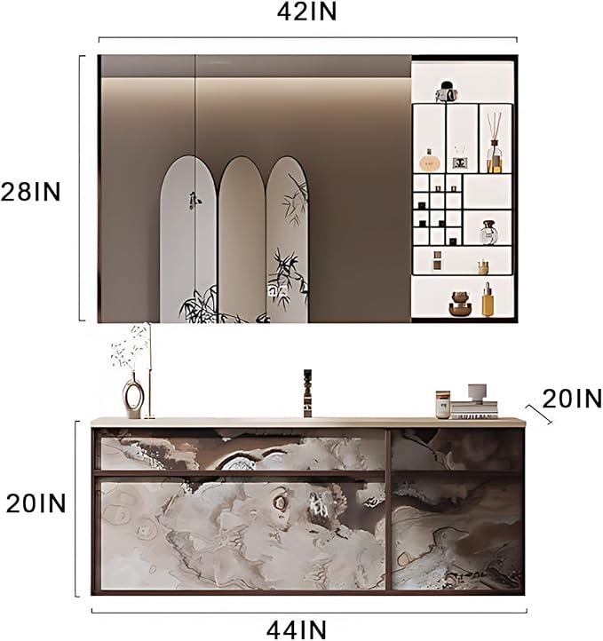 44IN Modern Bathroom Vanity - Image 2