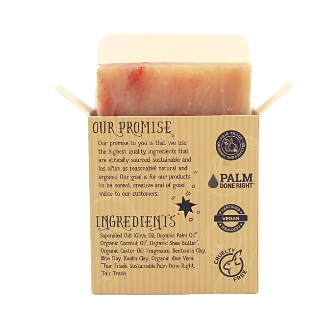 Natural Cherry Almond Aloe Bar Soap - Image 4