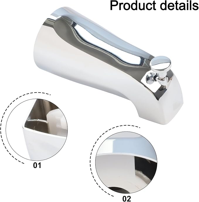 Wall Mounted Bath Tub Spout - Image 3