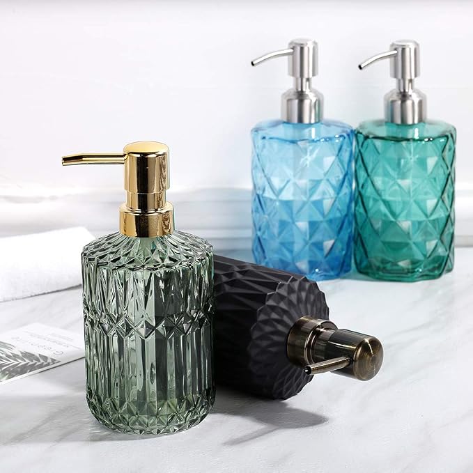 Soap Dispenser with Pump, Refillable Liquid Hand Soap Dish Soap Dispensers - Image 7