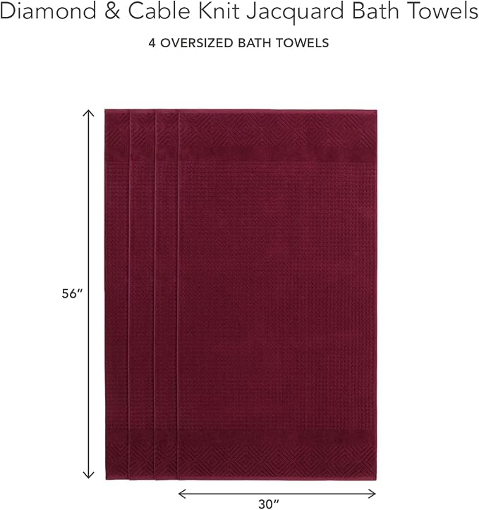 Texere 100% Organic Cotton Jacquard Towel Sets - Image 6