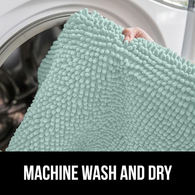 GORILLA GRIP Bath Rug Mat, Soft Absorbent Chenille, Quick Dry Microfiber Mats - Image 7