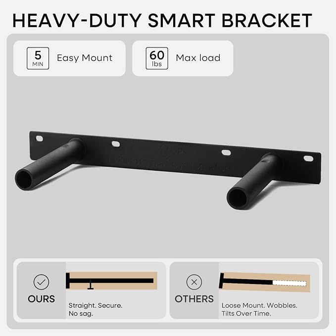 Homeforia 18 inch Natural Floating Shelf, High End Solid Real Wood 18inch Small - Image 4
