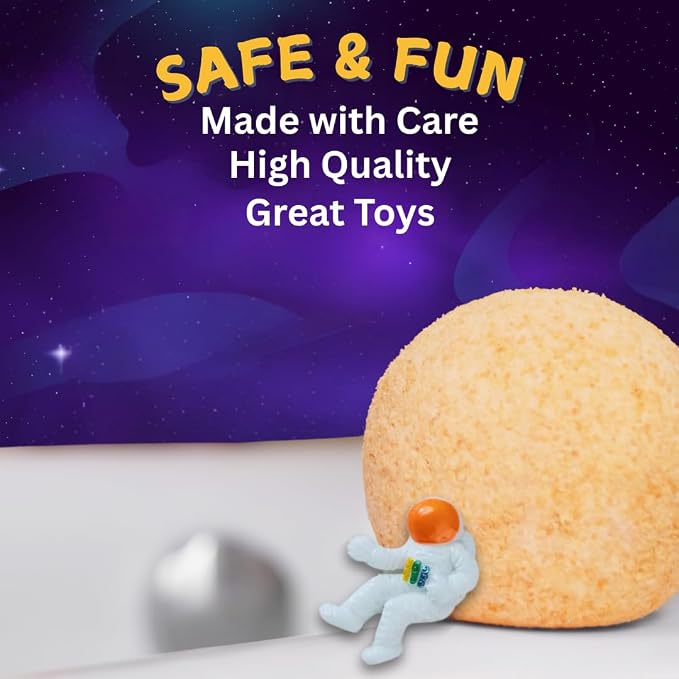 EvolutionUSA Space Bath Bombs for Boys & Girls, 6 Planet Bath Balls - Image 8
