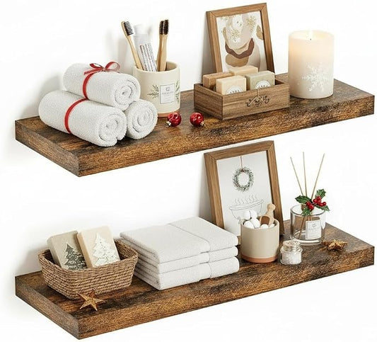 Vivelove Bathroom Floating Shelves by VIVELOVE