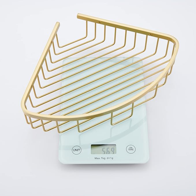 Bathroom Shower Caddy Corner Shelf Basket, Corner-Hollow Design, Ultra Sturdy - Image 6