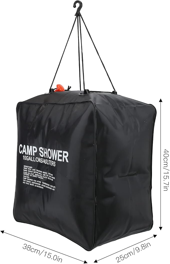 40L Solar Shower Bag, Portable Water Bag - Image 2