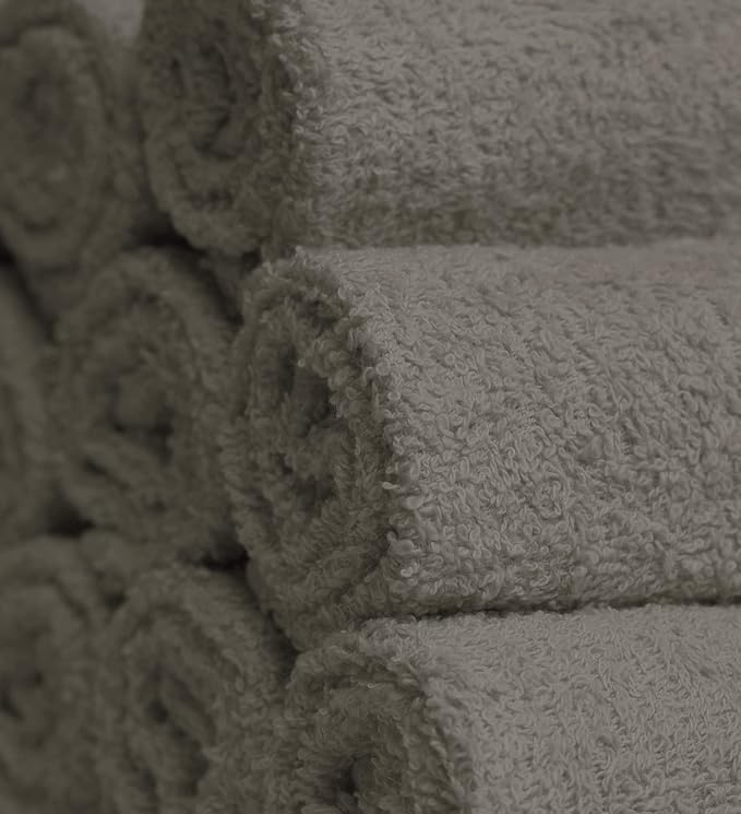 Softolle 100% Cotton Washcloths 24 Pack Soft, Highly Absorbent Washcloth - Image 8