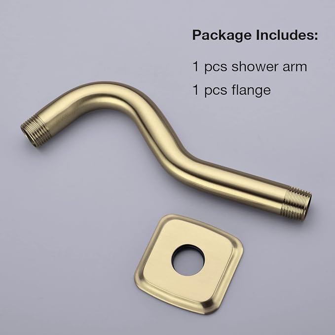 TRUSTMI 8 Inch Angled Shower Arm Extension - Image 3