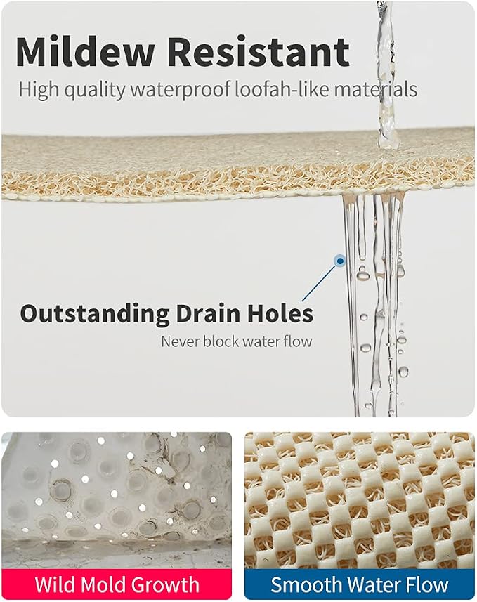 Non Slip Shower Mat, Comfortable Bath mat - Image 4